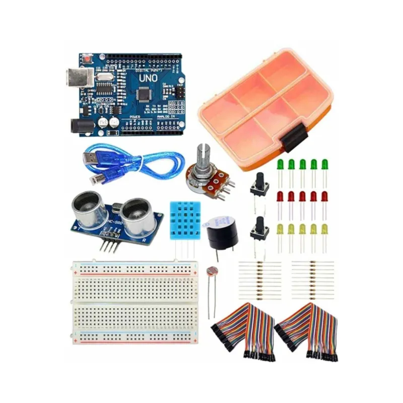 Arduino Uno 86 Parça Başlangıç Seti (Malzeme Kutulu) — 1